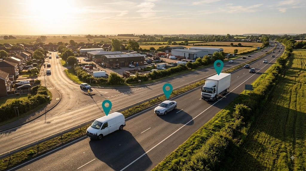 How to Track a Mixed Fleet of Cars, Vans and Trucks in Real Time