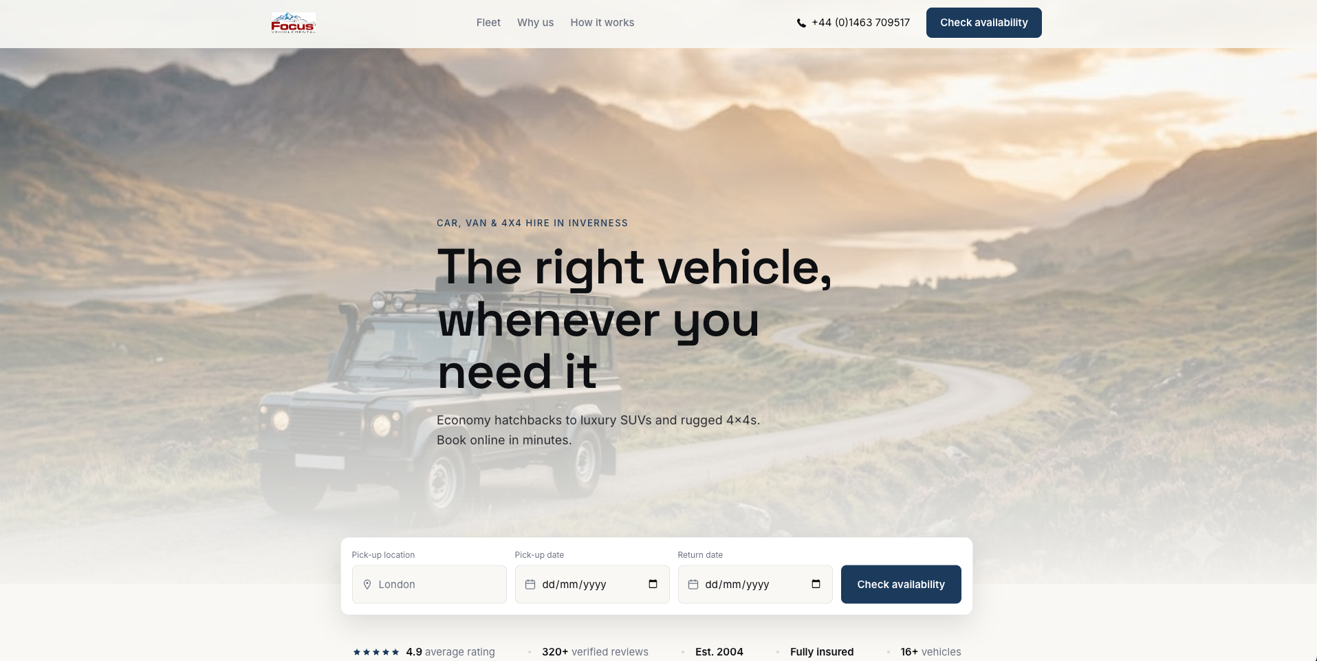 Highland Vehicle Hire